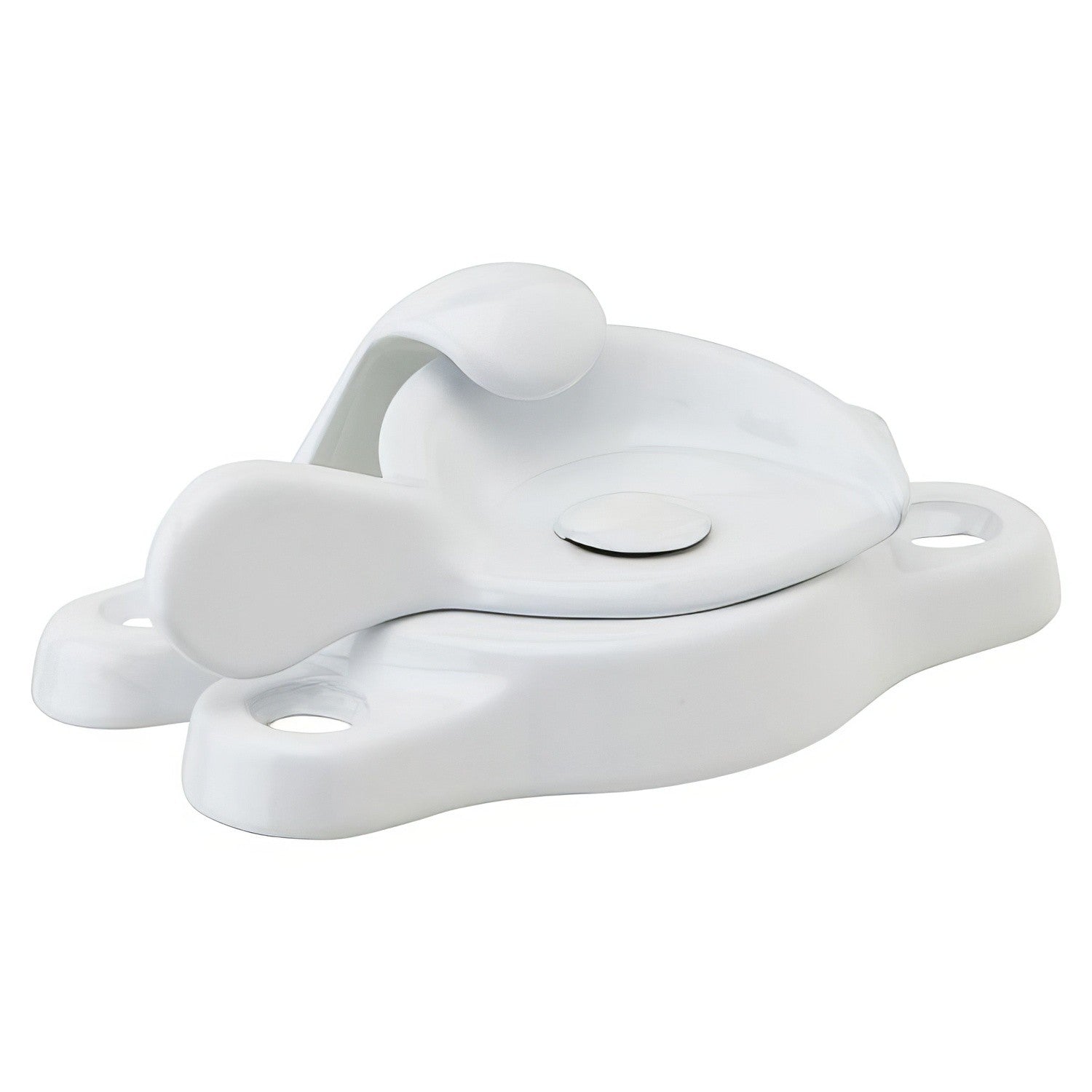Ives 07A Aluminum Window Lock 2-9/16" x 15/16" Base and 2-9/16" x 5/8" Strike plate