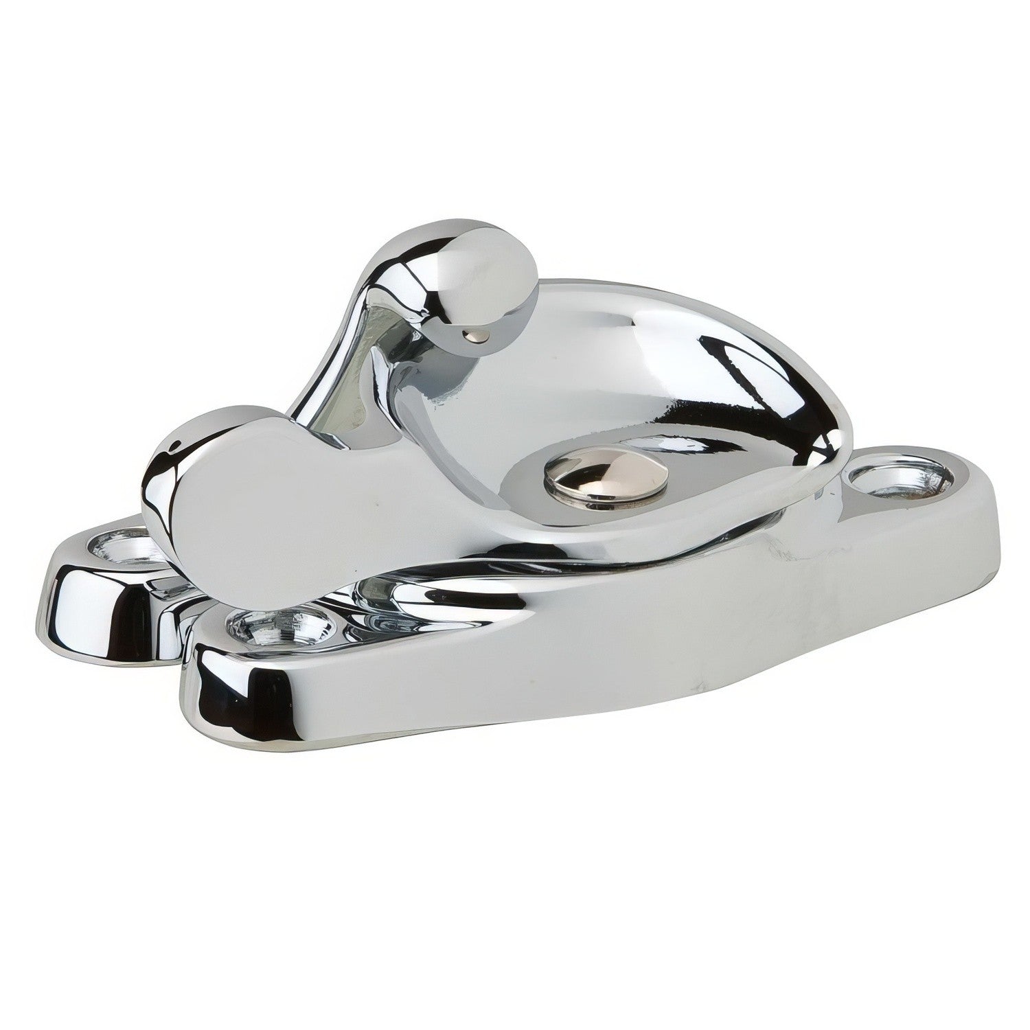Ives 07B Solid Brass Window Lock 2-9/16" x 15/16" Base and 2-9/16" x 5/8" Strike plate