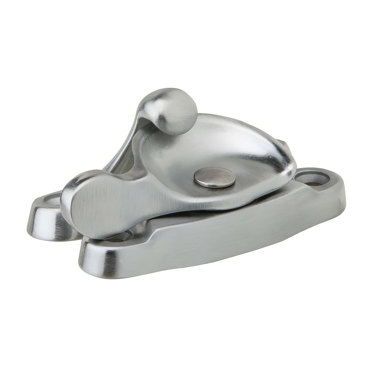 Ives 07B Solid Brass Window Lock 2-9/16" x 15/16" Base and 2-9/16" x 5/8" Strike plate
