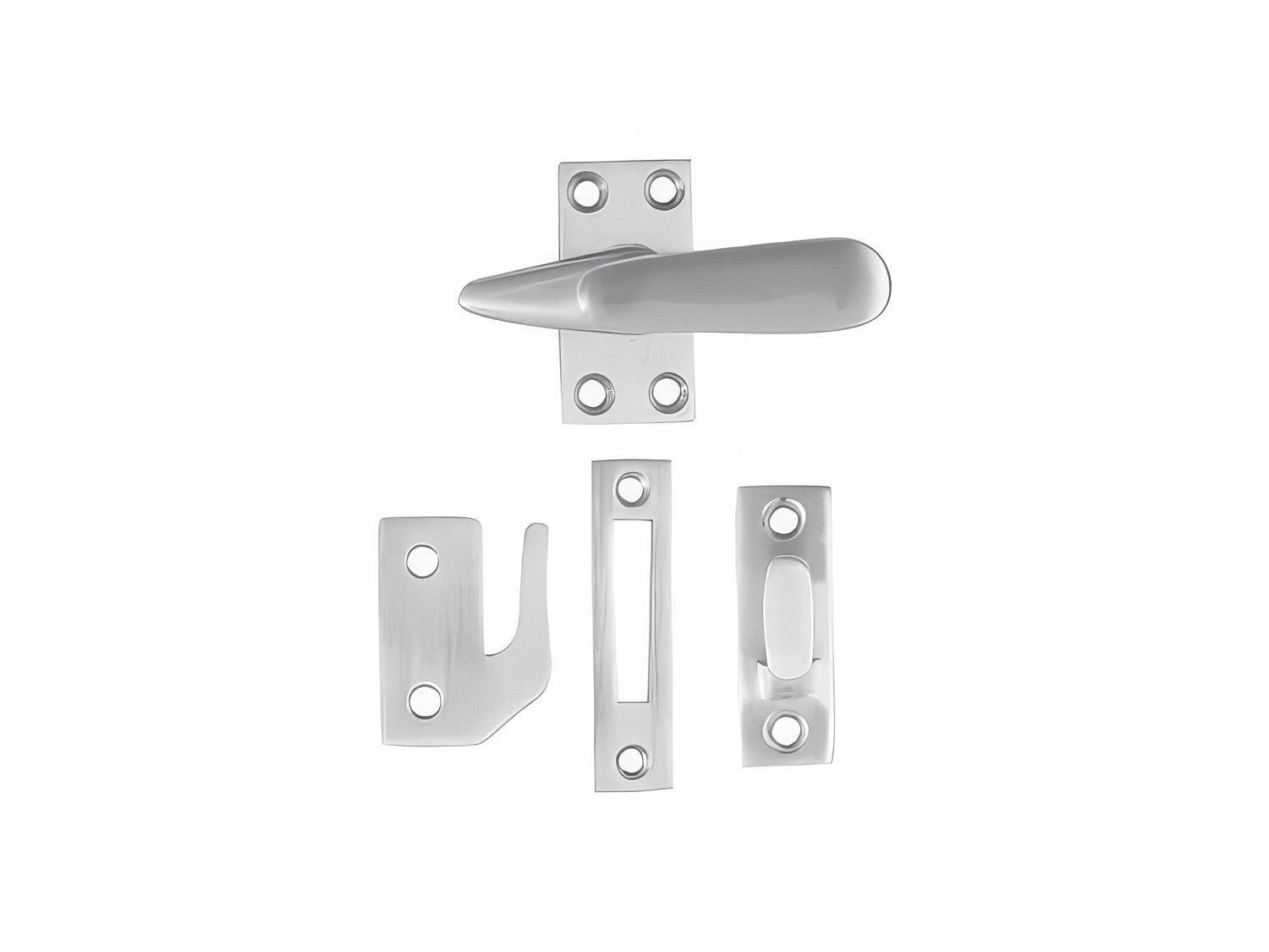 Emtek 1-5/8" Height x 1" Width Standard Size Solid Brass Casement Latch