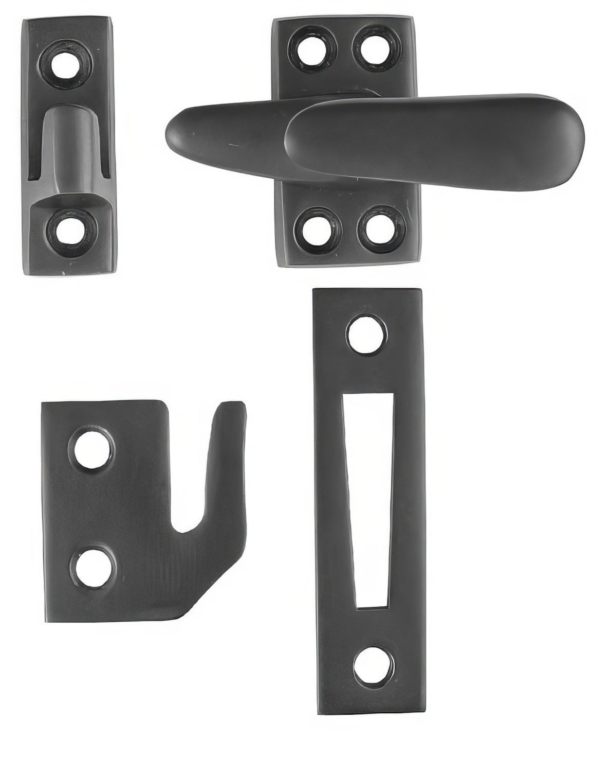 Emtek 1-5/8" Height x 1" Width Standard Size Solid Brass Casement Latch