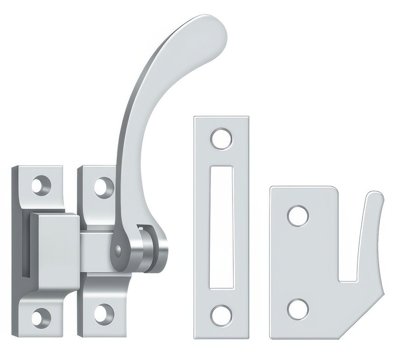 Deltana CF450 4-1/2" Reversible Casement Fastener Window Lock