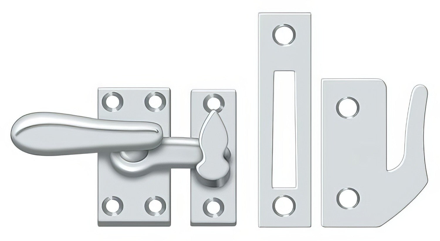 Deltana CF66 Medium 4 Piece Window Casement Fastener